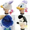 Chapéu Pelúcia Animal de Pelúcia Fofo Quente Proteção de Orelha Chapéu Para Crianças Stitch Pato Margarida