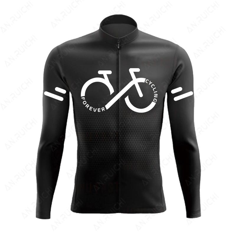 Fluorescent Color  Long Sleeve Cycling Clothing MTB Bike Uniform Maillot Ropa Ciclismo Men Bicycle Wear 2026 Autumn Breathable Cycling Suit Set