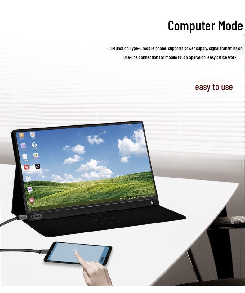 13.3" Ultra-thin 3K Touchscreen Portable Monitor, 1080P HDMI with HDR Support