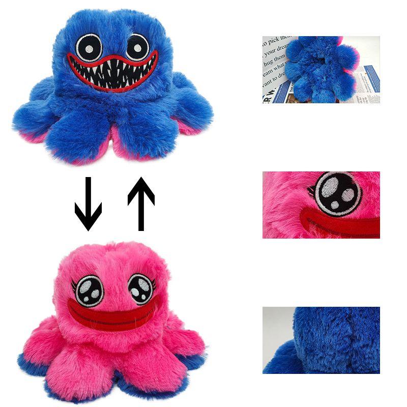 Doublesided Huggy Wuggy Poppy Playtime Plush Toys Reversible Stuffed Gifts Doll