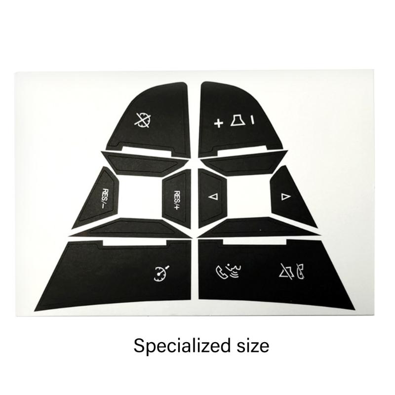 Repair Decals for GL8 Steering Wheel Button Trim Cover Stickers Automotive Interior Accessories Easy Installation