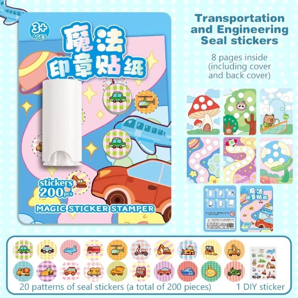 

Cute Color Sticker Cartoon Children s Toys New Stamp Stickers Gift 8