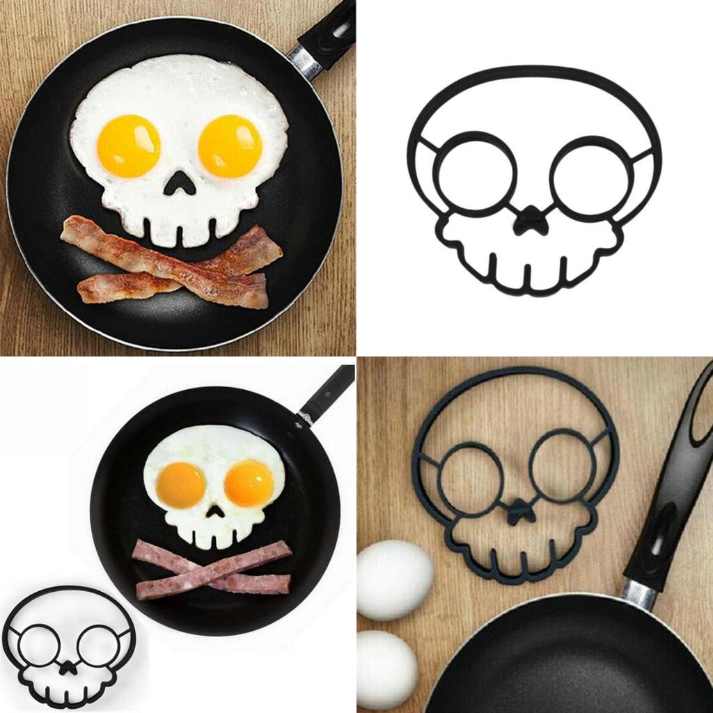 Skull Silicone Egg Pan Modern Design Silicone Cooking Tool For Kitchen Use