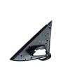 Black Front Window Triangle Trim Plate Mirror Garnish Cover Panel Base Holder for BMW X6 F16 2014 2015 2016 2017 2018