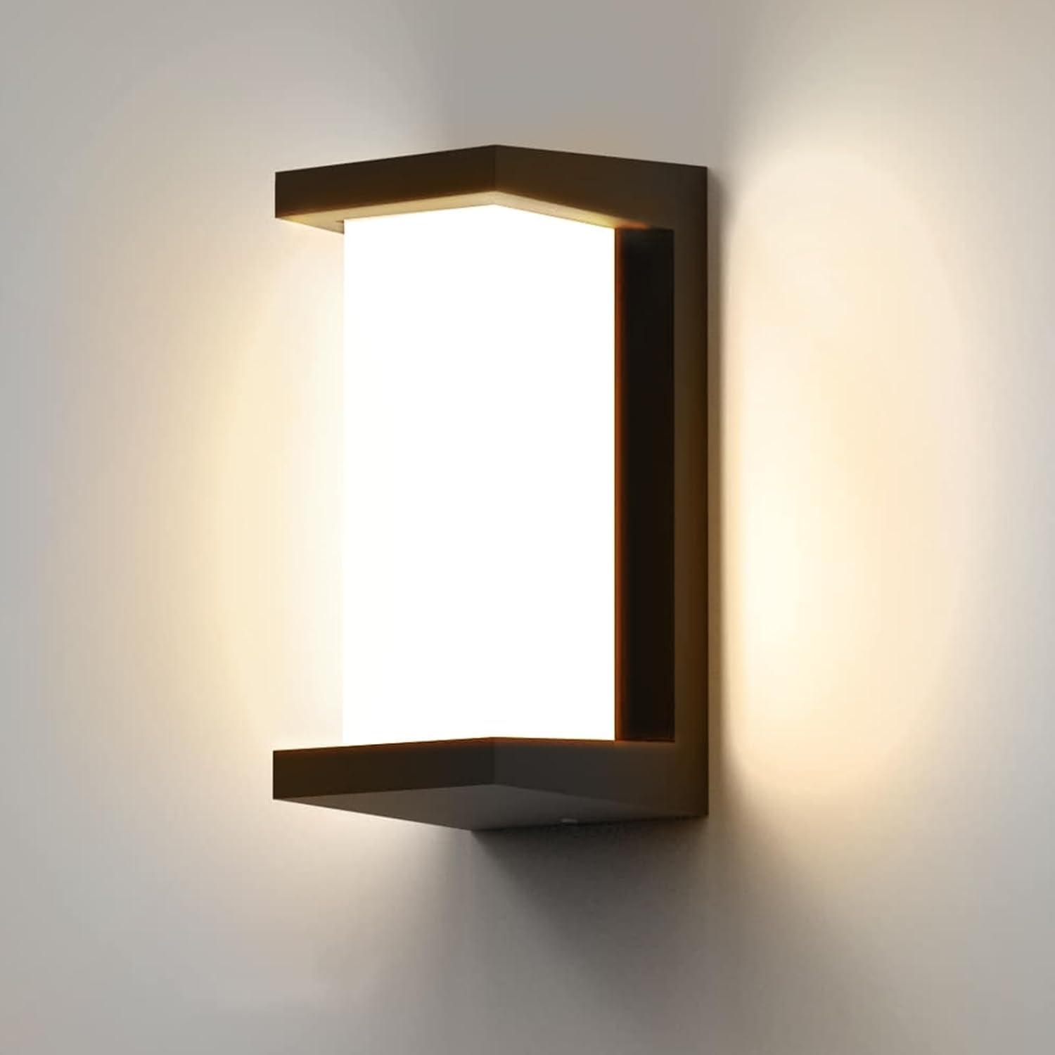 

tniopslife LED Entryway Light, Porch Light, Stylish Wall Lighting, Entryway Light, Rainproof, Energy-Saving LED Gatepost Light, Hallway Lighting