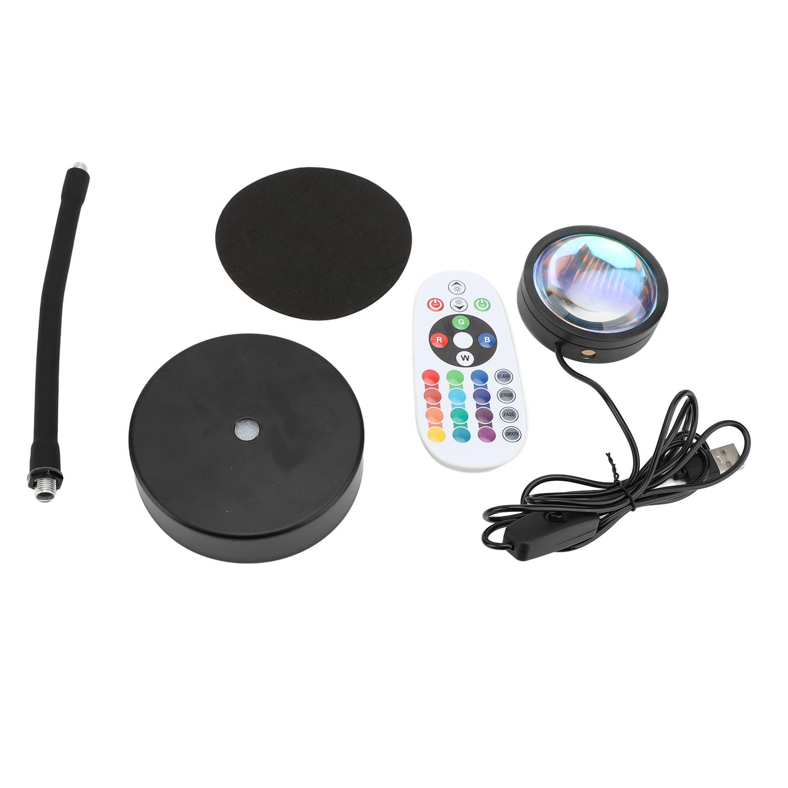 

Проектор Sun Lamp с приложением и пультом дистанционного управления, питание от USB, подсветка для создания атмосферы заходящего солнца для прямой трансляции