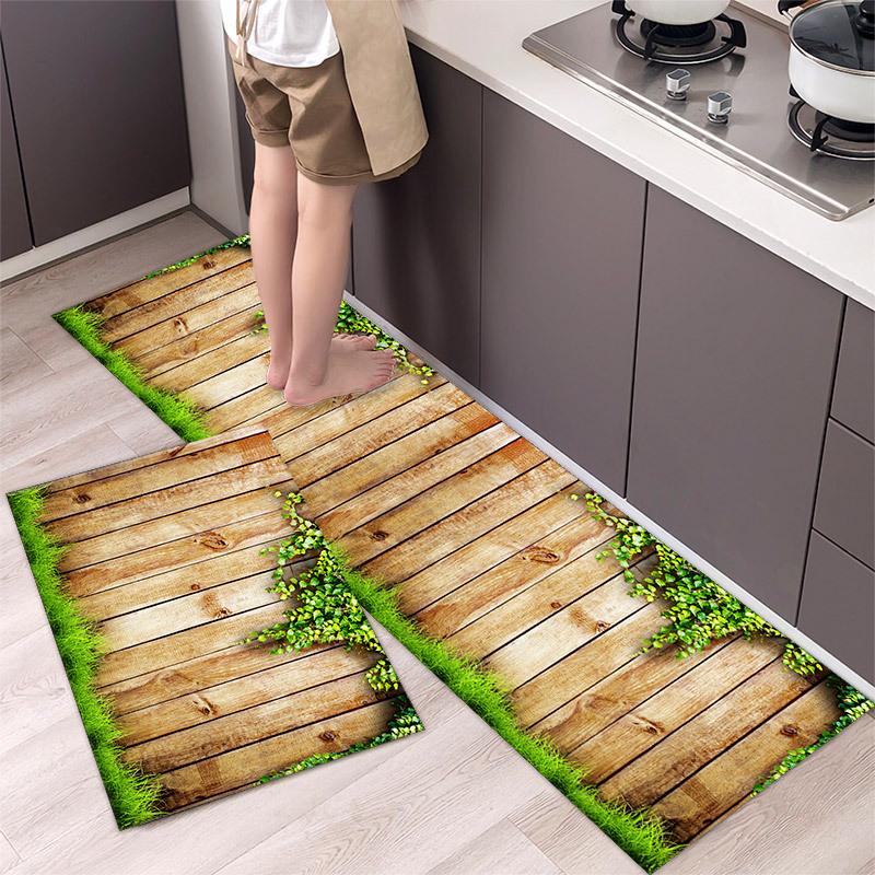 Moderner Ländlicher Stil Fußmatte Küchenteppich Badezimmereingang Badezimmer Schmutzabweisende Matte Fußmatte