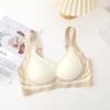FINETOO Seamless Bras Plus Size Sports Push Up Bra Top Support Comfortable Underwear Brassiere Yoga Fitness Sleep Vest Bralette