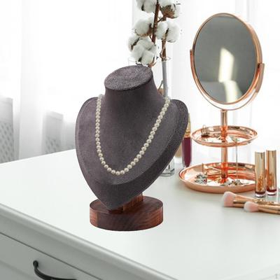 Présentoir à bijoux, support de buste, organisateur de chaîne, pendentif, collier ras du cou, support de rangement pour magasin personnel