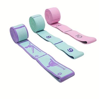 1pc,Stretch Yoga Strap-Leg Stretching Strap Suitable for Dance Yoga Pilates Exercise Elastic Pull-Up Bands for Women and Men.