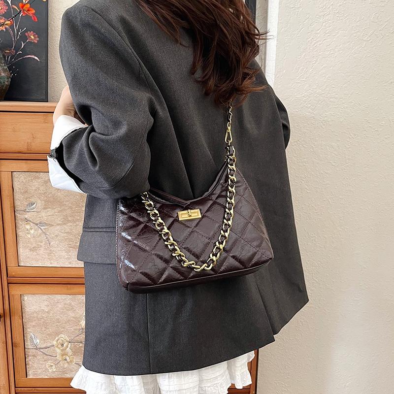 Fashion Casual Versatile Premium Sense Practical Commuter Simple Temperament Beauty Women's Shoulder Underarm Crossbody Bag