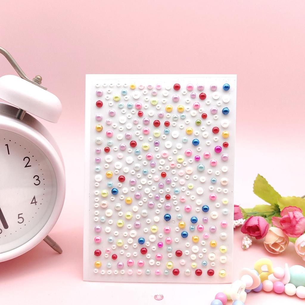 DIY Acrylic Rhinestone Face Stickers - 15 Color Set for Makeup & Stage Use