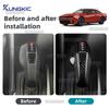 For Dodge Charger 2024-2027 LHD Real Hard Dry Carbon Fiber Gear Shift Knob Cover Trim Sticker Anti-Scratch Wear-Resistant Decor
