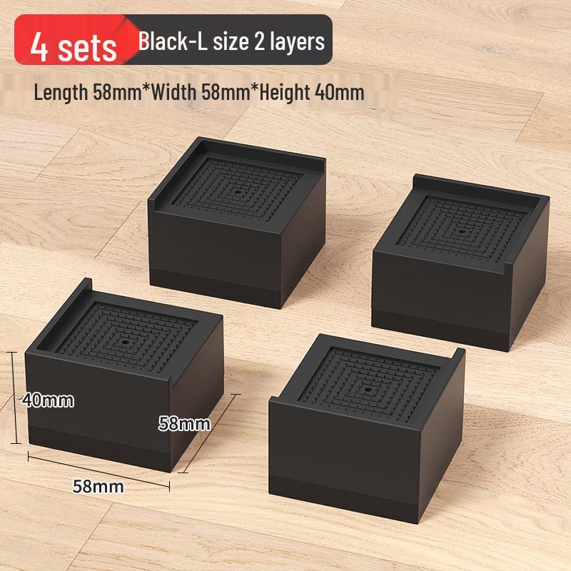 Universal Furniture Heightening Pads: Nail-Free, Stable, Moisture-Proof for Tables & Chairs
