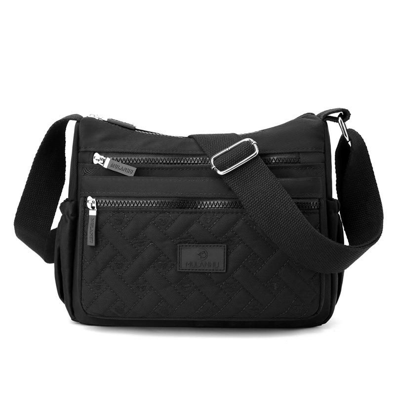 Multi-compartment Shoulder Bag Women's Crossbody Bag Large Capacity Nylon Mother Bag