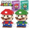 Super Mario Pokeman Toy Building Blacks Lega Blocks Cartoon Character Assembled Model Building Block Dolls Toys Children Gifts