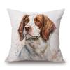Jack Russell Yorkshire Labrador Dachshund Poodle Dalmatian Pet Dog Poster Art Cushion Cover Pillow Case