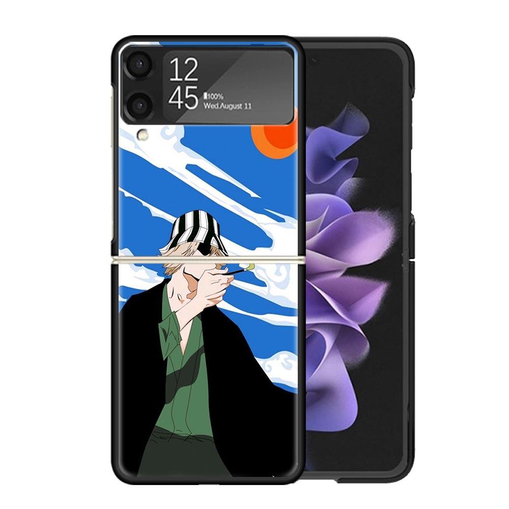 Bleach Kisuke Urahara Cases For Samsung Galaxy Z Flip 4 5 6 7 3 Z Flip7 Flip6 Flip4 Flip5 Flip3 5G Hard Shockproof Fundas Cover