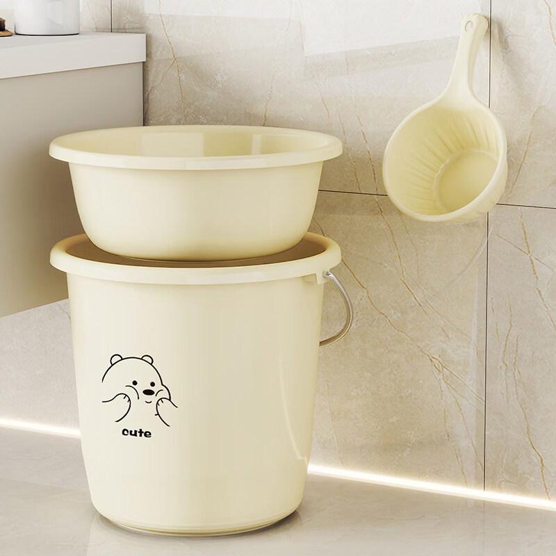ZISIZ Thickened Household Plastic Bucket