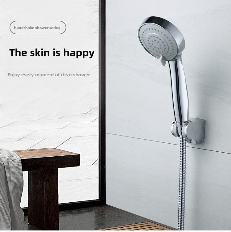 High-Pressure Handheld Shower Head with 3 Spray Modes, Detachable Shower Head with Adjustable Arm Polished Chrome Finish