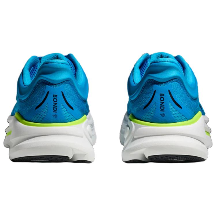 HOKA One One Bondi 9 Comfortable Versatile Breathable Running Shoes Men Sneaker Blue 1162013-SLHK