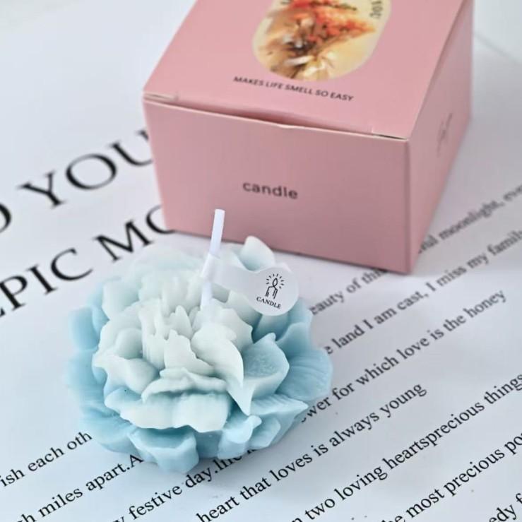 

Mother s Day Aromatherapy Candle Souvenir Carnation Flowers Shape Fragrance Ornament Ambient Teacher s Day Gift