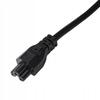 Kabel zasilający Akyga AK-NB-01A CEE 7/7 - IEC C5 do notebooka (koniczynka) 250V/50Hz 2,5A 1,5m czarny