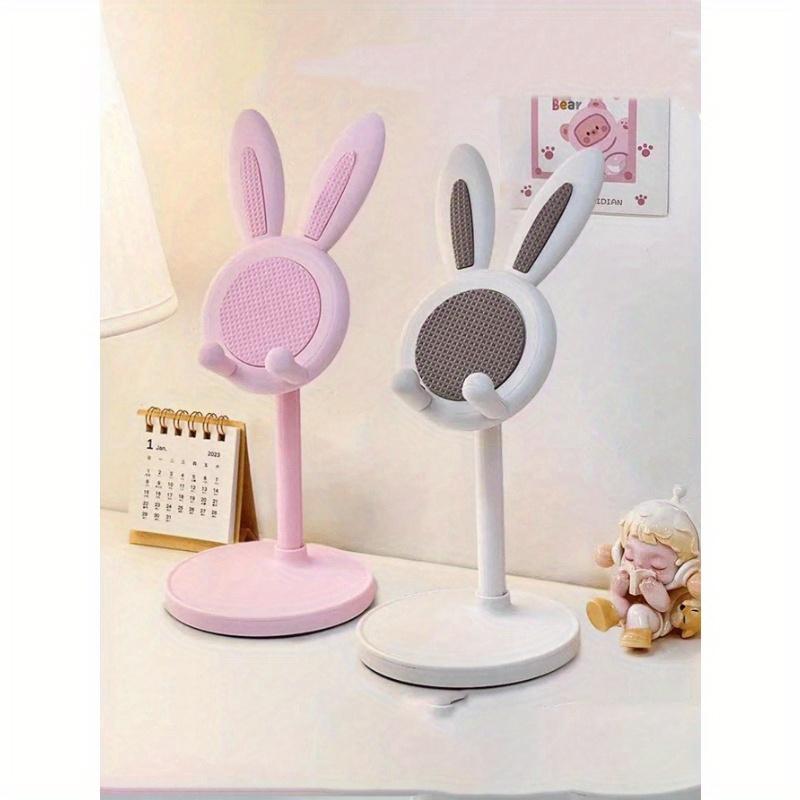 1pc Adjustable Folding Rabbit-Shaped Tablet Stand Desktop Organizer For Home, Office, And Gift, Desk Accessories, Home Decor, Office Decor, Gifts