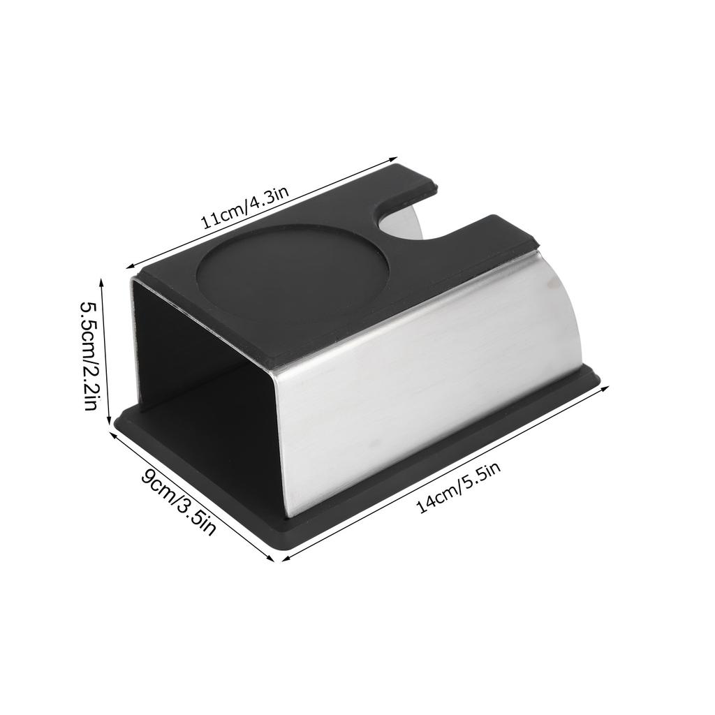 Non Slip Coffee Tamper Holder Stand Rack Tamping Station Mat Coffee Tool Accessory