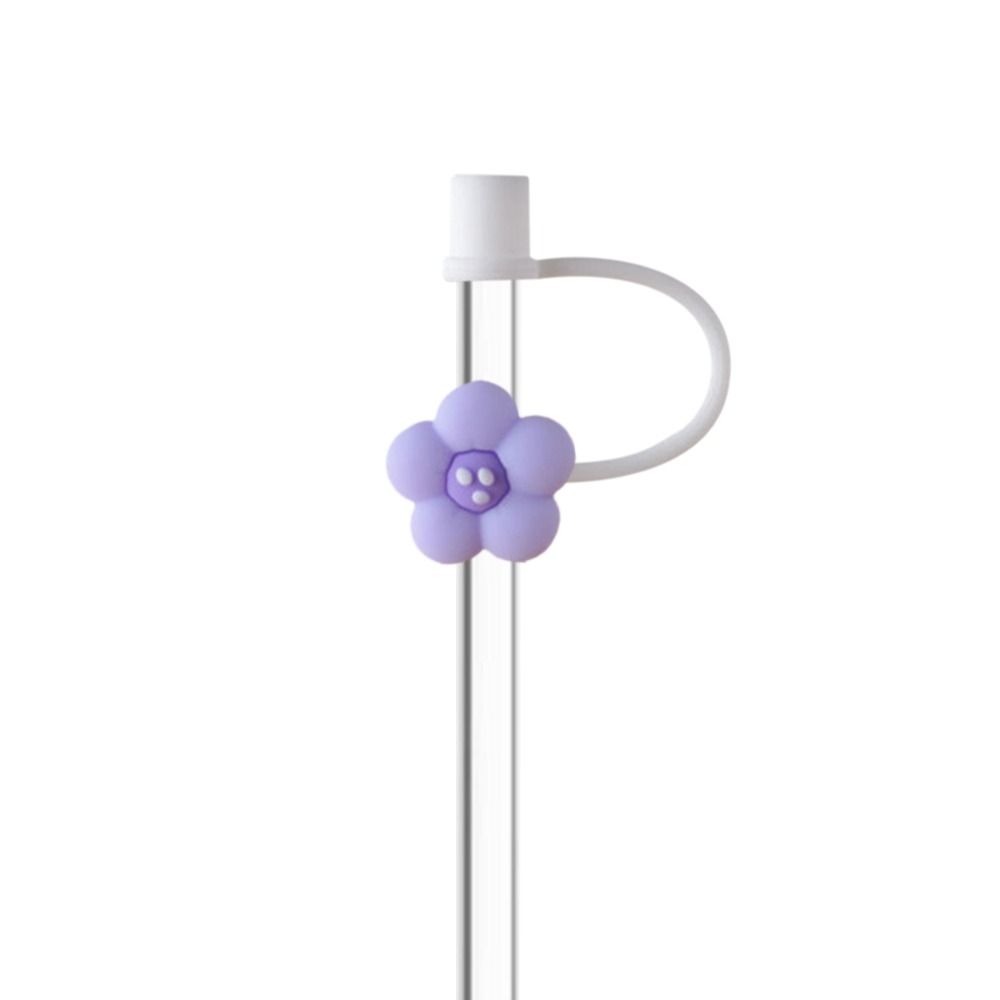 Airtight Straw Plug Splash Proof Straw Topper Cute Straw Tip Covers  Cup Accessories