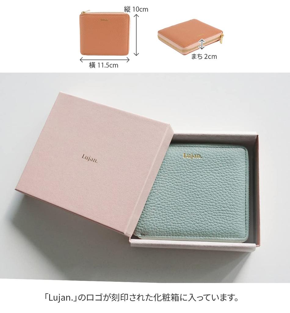 Lujan. Bi-fold wallet with round zipper, genuine leather, navy blue (LU-92526-NV)