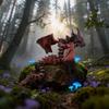 Large-horned Scale Dragon Figure Model Ornament
