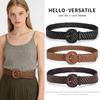 Hollow Out Weave Belt Woven Bohemian Style Waistband Personality Retro Belt  Waist Accessories