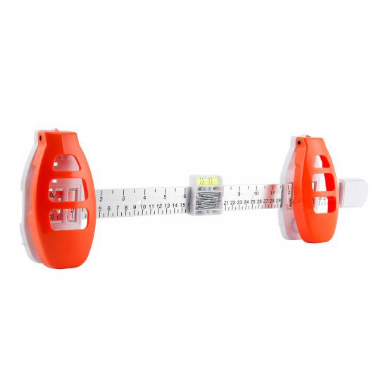 

Measure Picture Frame Level with Built-in Green Bubble Double-Ended Handrail Design Ergonomic Handle High-Precision Metal Ruler 1 Set червоний