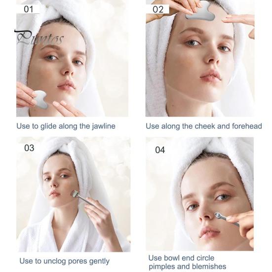Dermatologist Recommended Skincare Tools 9Pcs Blackhead Remover Kit Stainless Steel Pimple Extractor Set with Storage Box Pore Cleaning Professional