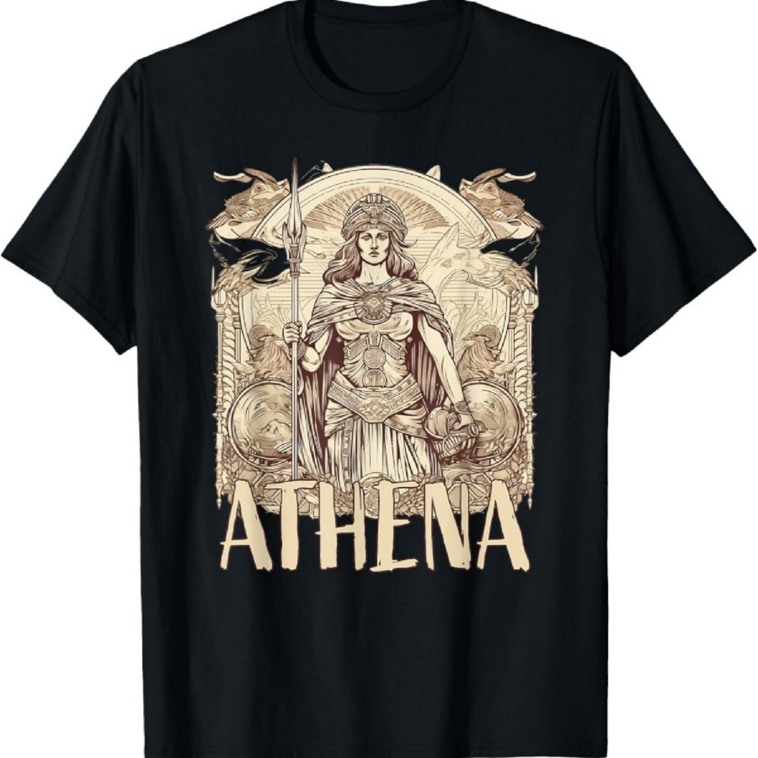 

Greek Mythology Athena the goddess of wisdom and war T-Shirt XXXXXL чорний