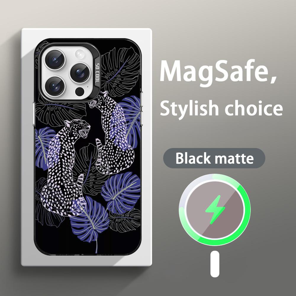 

Japan art Tiger fashion pattern design Phone Case Magnetic IMD Colorful Silver case for iPhone 17 16 15 14 13 12 Pro Max iPhone 16 Pro