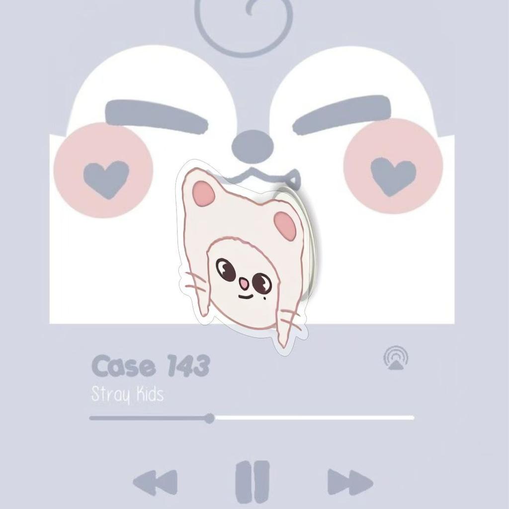 StrayKids Acrylic Airbag Phone Holder,Retractable