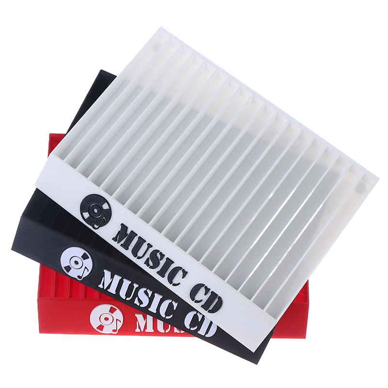 Cd Shaped Disc Storage Rack 18 Compartments Desktop Organizer Simple Minimal Custom Cd Dvd Holder