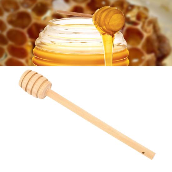 4ks Kreativní tyčinka Džem Dřevo Med Splash Míchání Kávové mléko Tyčinková naběračka