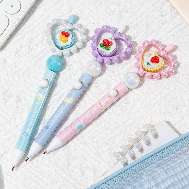 6Pcs Pretty Writing Pens Sweetheart Afternoon Tea Gel Pens Elegant Pens Kawaii Stationery Supplies Cute Pens Gift Writing Tools Holiday Gift Novelty S