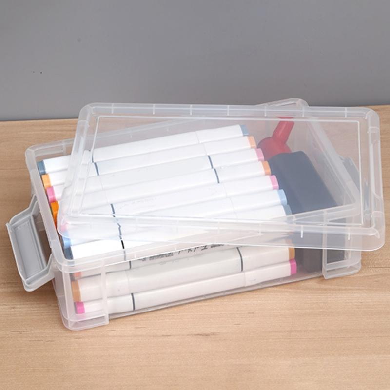 Pencil Box Large Pen Case Pen Storage Container Space Saving Storage Container High Capacity Pen Organizers for Student