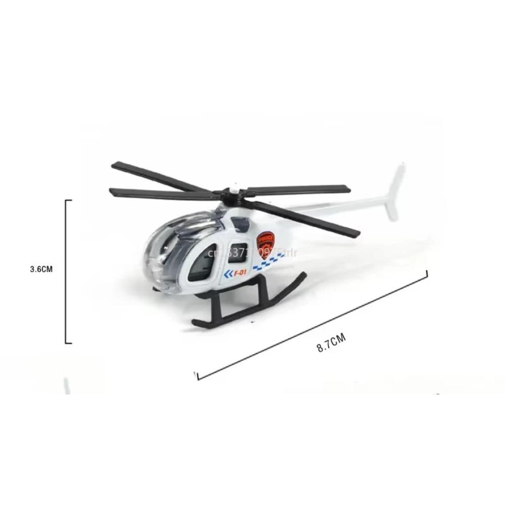 Alloy Helicopter Model Toys MINI Aircraft Military Collection Decorations Simulation Airplane Toys for Kids Boys Birthday Gift