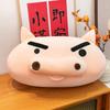 Cartoon Crayon Shinchan Buriburizaemon Plush Pillow For Kids Bedroom Car Decor Gift