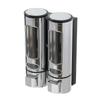 Wall-mounted Soap Dispenser 2-Dispenser (400ml) (Silver)