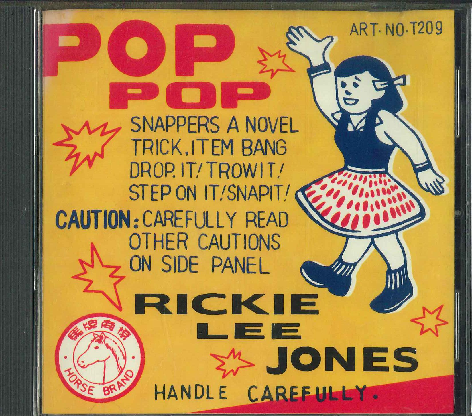 

CD RICKIE LEE JONES - Pop Pop GEFD24426 Geffen Records 1991 US Джаз Б/У