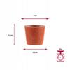 RUBBER CAP FOR SMOKE, BALLOONS, WINE, DEMISORS, FI 39/31 Mm - Size 2
