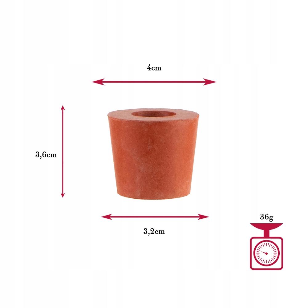 RUBBER CAP FOR SMOKE, BALLOONS, WINE, DEMISORS, FI 39/31 Mm - Size 2