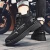 Neue trendige Herren Herbst Winter Wanderarbeitsstiefel Hithtop Leder Skateboard Schuhe Männliche Studenten Casual Martin Stiefel
