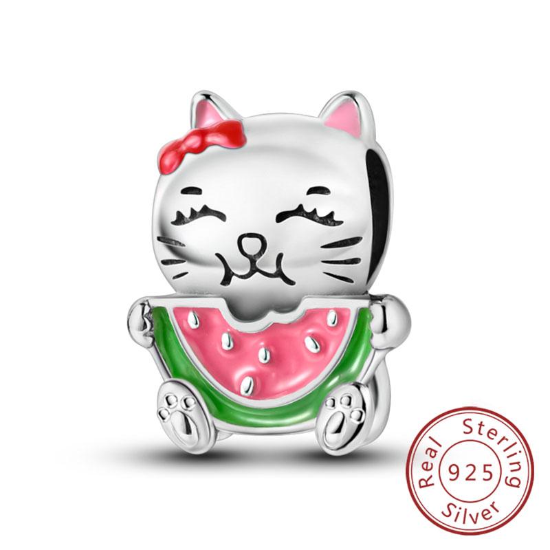 Original Charms Beads Copper Cherry Strawberry Avocado Fruit Charms Pendant For Woman Jewelry Making